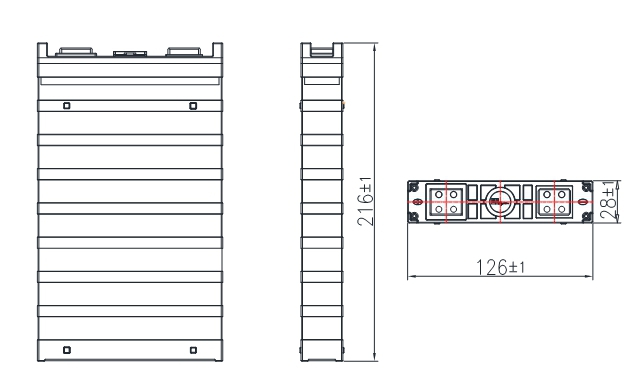 OHSAS18001 Rechargeable LiFePO4 12V 50Ah Li Ion Battery Cell 1