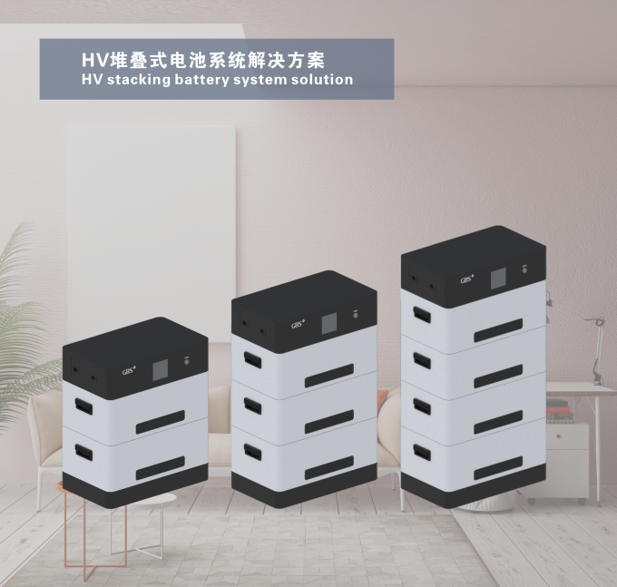 48V 96V 144V 192V 288V 384V HV Stacking Battery System For Household Energy Storage 4