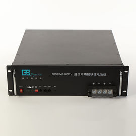 good price 5U Cabinet Lifepo4 Rechargeable Battery 48V 100Ah Lithium Iron Battery For Telecommunication online