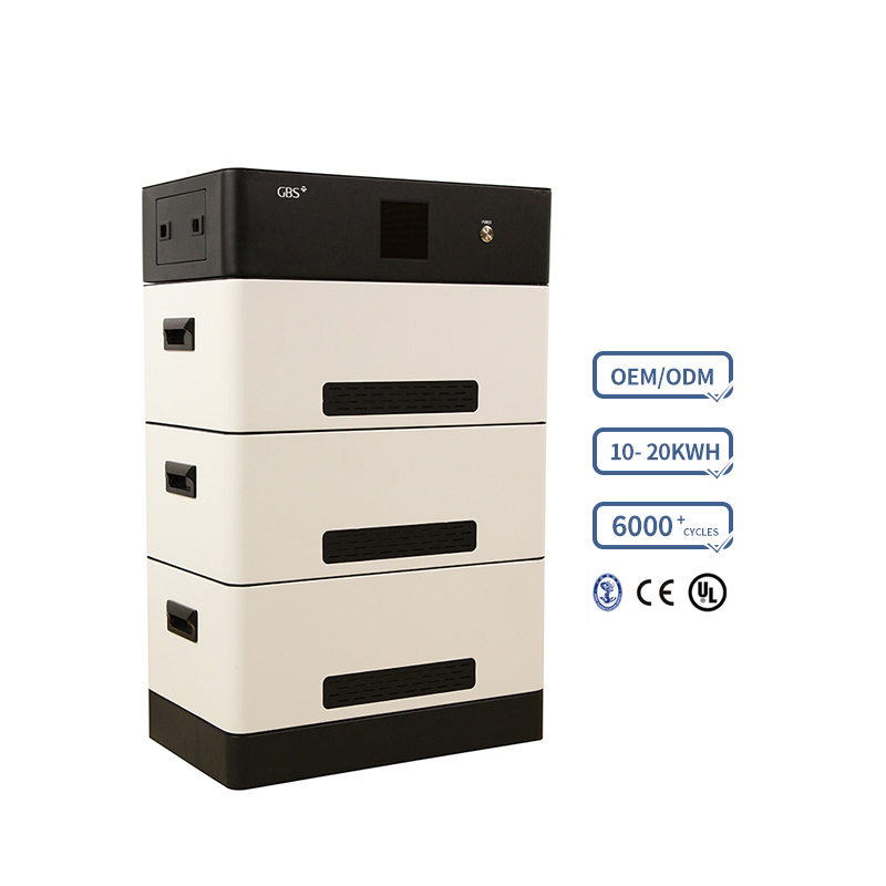 Stackable Type Battery 48V-192V LiFePO4 Stacking Battery System for Home Energy Storage
